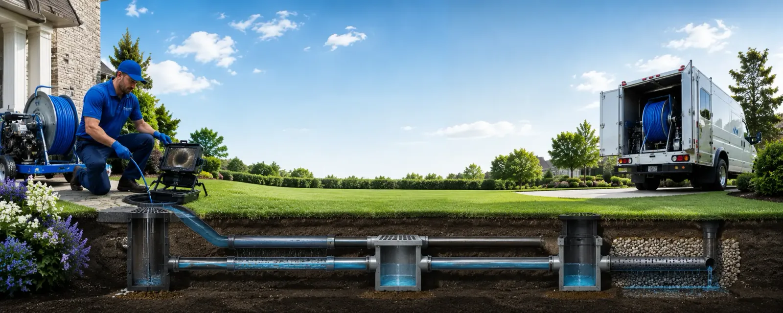 Outdoor drain cleaning information for Elsmore, KS